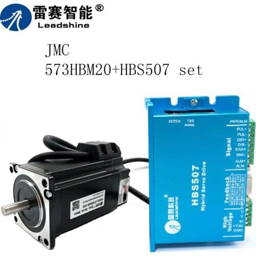 New original Leadshine nema23 2NM Hybrid servo kit HBS507+573HBM20 1000 Closed loop stepping motor drive 57mm-in Motor Drive