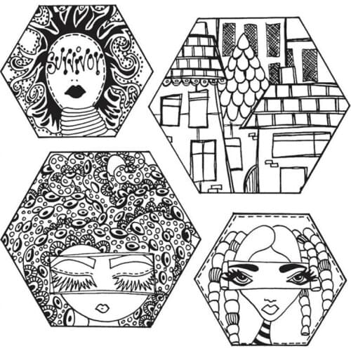 Clear Stamps Irregular Shape Character Girl Personality For DIY Scrapbook Photo Album Craft Card 2021 New