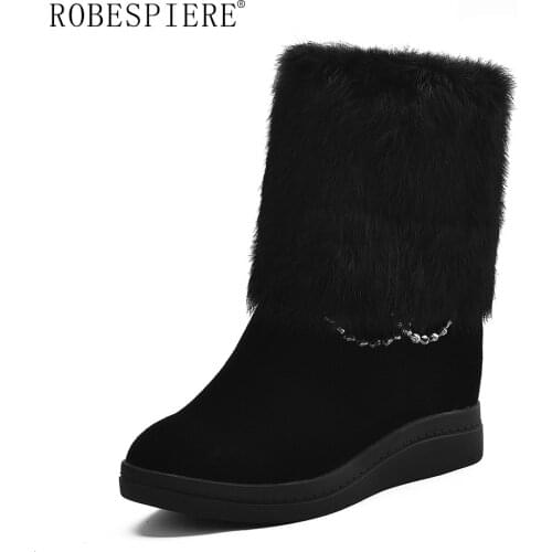 ROBESPIERE Women's Wedge Ankle Boots