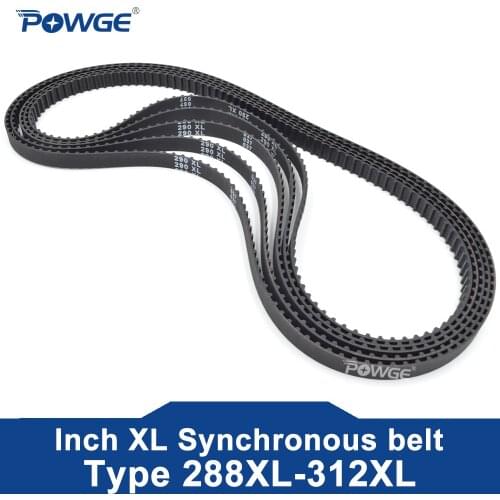POWGE XL Timing belt 220/224/226/228 Width 025 6.35mm 037 9.4mm Teeth 110 112 113 114 Synchronous Belt 220XL 224XL 226XL 228XL