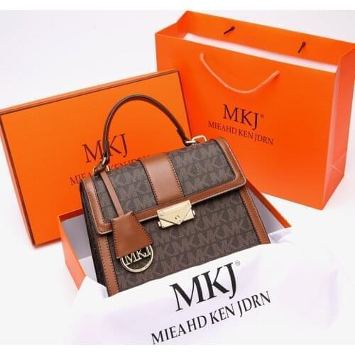 2020 High Quality Genuine Leather Shoulder Bags Famous Designer Women Purse and Handbags Large Capacity Casual Totes MKJ205