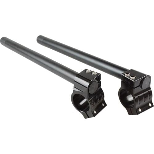 Motorcycle Universal Handlebar Racing Adjustable CNC 43MM Clip On Ons Fork Handlebars Handle Bar Cafe Racer Moto