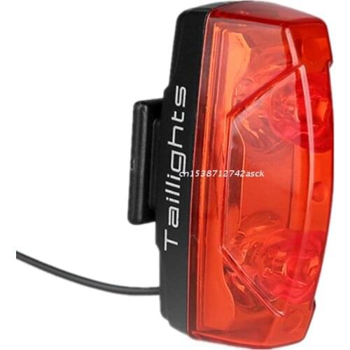 Bicycle Taillights Warning Lamp Bike Tail Light Self-Powered Magnetic Induction Cycling Accessories Dropship