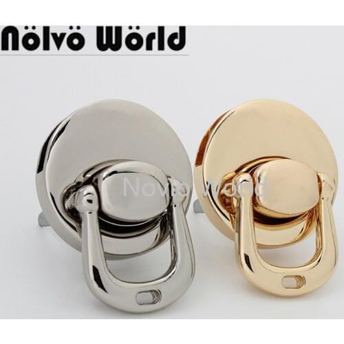 5-20 pieces 2 colors 34x4mm Metal locks for bag handmade accessories for Suitcase bag purse wallet sewing durable high quality