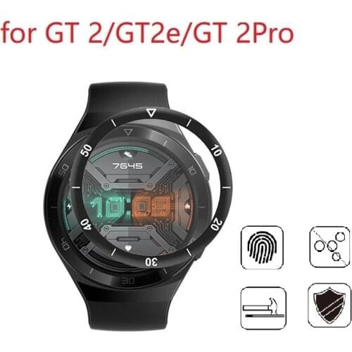 Protective Film For Huawei Watch GT 2 GT2 46mm 42mm GT2e Pro Curved Soft Fibre Smartwatch Full Screen Protector Not Glass