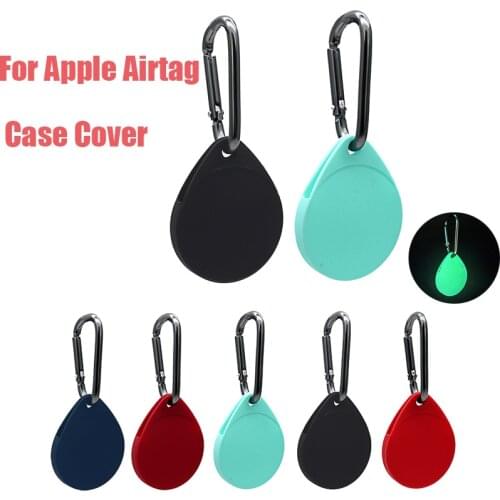 For Air Tag Location Tracker Anti-lost Device Keychain Protective Sleeve Liquid Silicone Case For Apple Airtag Case Cover