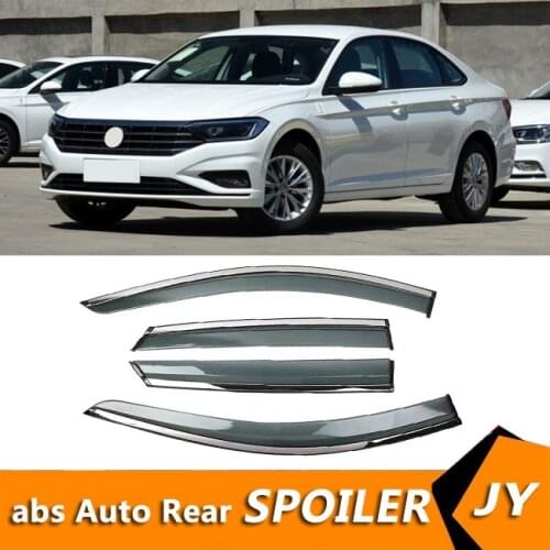 For Volkswagen jetta Sagitar 2019 Window Visor Vent Shades Sun Rain Deflector Guard For s Auto Accessories 4PCS/SET