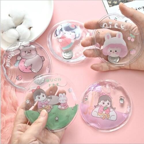1PC Mini Winter Reusable Gel Hand Warmer Cartoon Instant Self Heating Pack