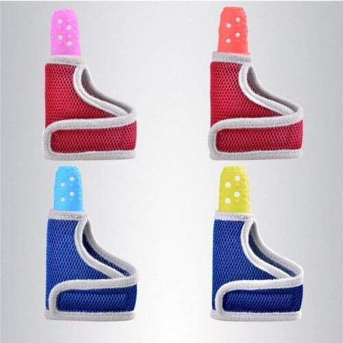 100pcs Baby Child Finger Guard Stop Thumb Sucking Wrist Band Baby Nursing Teether Pacifier Newborn Dental Care