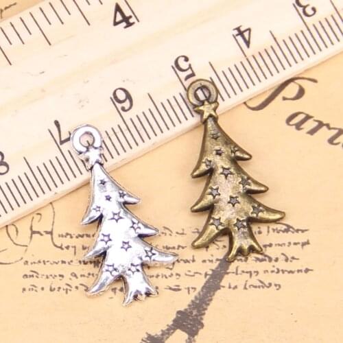 20pcs Charms the christmas tree 28x14mm Antique Pendants,Vintage Tibetan Silver Jewelry,DIY for bracelet necklace
