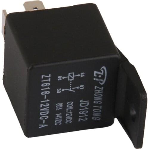 12V 80A AMP DC SPST Relay 4-Pin Car Relays Starter Auto Relay Alarms Control