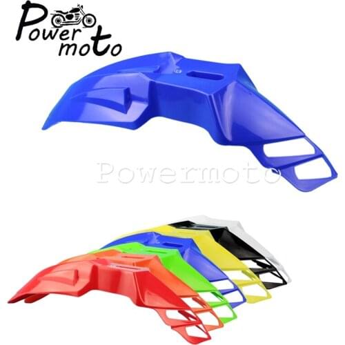 Blue Durable Dirt Bike Motocross MX Front Mudguard Enduro Fender Universal Mud Guards for Yamaha KAWASAKI WR TTR XR EXC TE