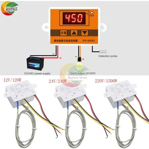 ZFX-W3003 Micro Temperature Controller Thermostat Thermoregulator Heating and Cooling Intelligent Incubator Water Temp Regulator