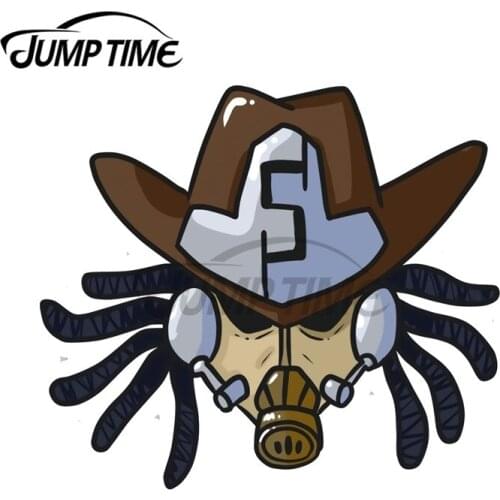 JumpTime 13 x 10.5cm Bnha Snipe Graffiti Sticker Fashion Occlusion Scratch Anime Decals Waterproof Car Stickers Car Styling