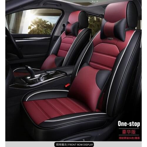 Leather Car Seat cover For Jeep Wrangler 2014 2015 2013 2012 car seat cushion front back Seat Protector