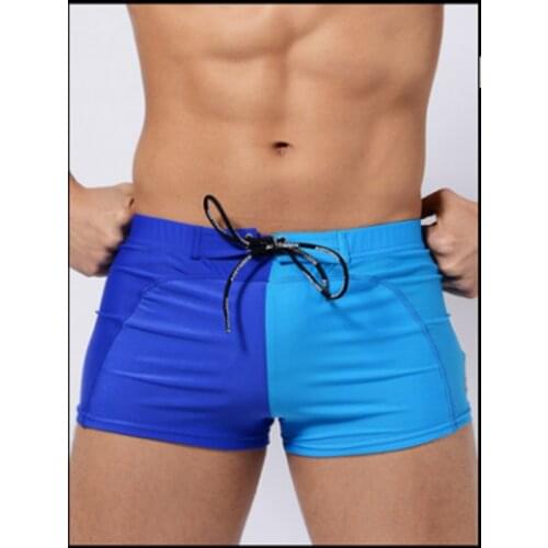 Y198 Hot summer beach swimwear men swimsuit surfing trunks patchwork men swimming suit beach shorts men swim sunga bathing suits