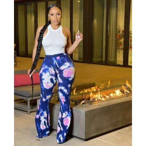 LEOSOXS Women's Flared Trousers