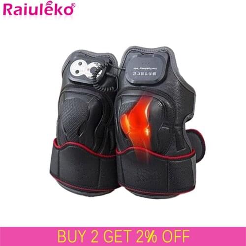 Rheumatic Arthritis Care Knee Magnetic Vibration Electric Massager Infrared Heated Joint Physiotherapy Device Rehabilitation