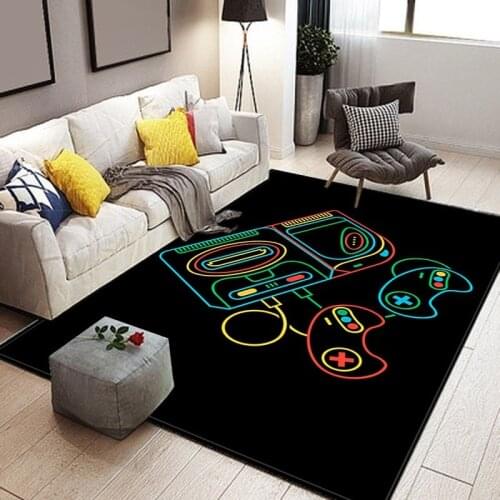 Cartoon Kid Carpet Game Controller Printed Carpets for Living Room Bedroom Floor Mat 80x160cm alfombras grandes Drop Shipping