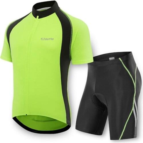 Men Outdoor Breathable Quick Dry Short Sleeve Jersey Bikecycle Clothing Skinsuit Mountain Sportwears Running Cycling Suit