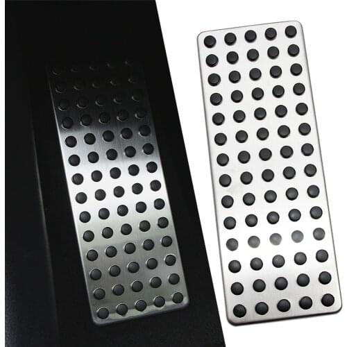 Non Slip Car Foot Rest Plate Footrest Pedal Cover for Mercedes Benz B C E S Cls Slk Cla Gla Glk Ml Gl Series Parts