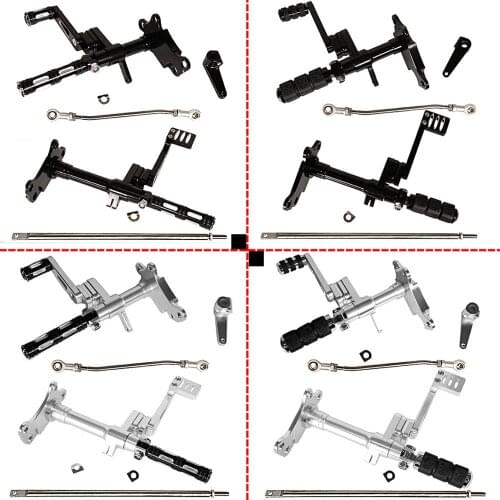 Motorcycle Forward Control Pegs Linkages For Harley Sportster XL 883 1200 91-03 04-13 2014-2020 2018 2019 2020