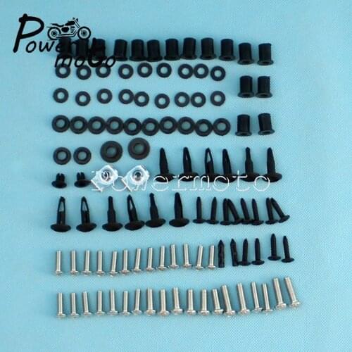 For Honda CBR954RR Complete Fairing Mounting Bolt Kit Full Set Hex Bolt Washer Shield Panel Install Wellnut Screw Nut 2002 2003