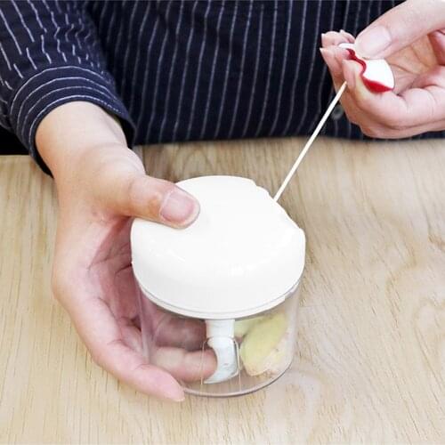 Manual mini Kitchen Garlic Vegetable Fruit Press Twist Shredder Meat Grinder Chopper Garlic Cutter Ice Blender Chilli Grinder