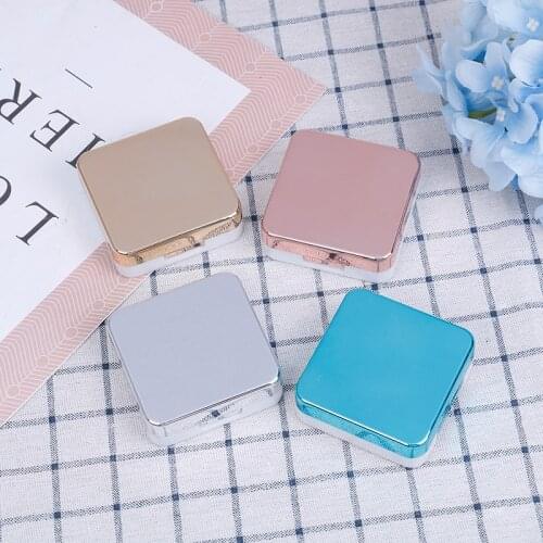 Lovely Women Eyes Contact Lens Container Travel Kit Box Colored Contact Lenses Box Colored Contact Lens Case With Mirror
