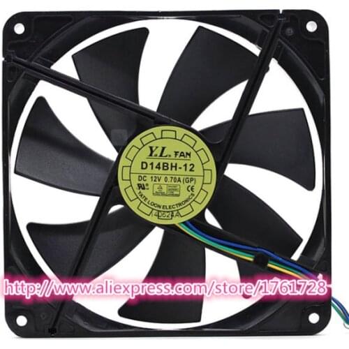Brand new and original Taiwan 14025 14cm GX850 cooling fan D14BH-12 12V 0.7A