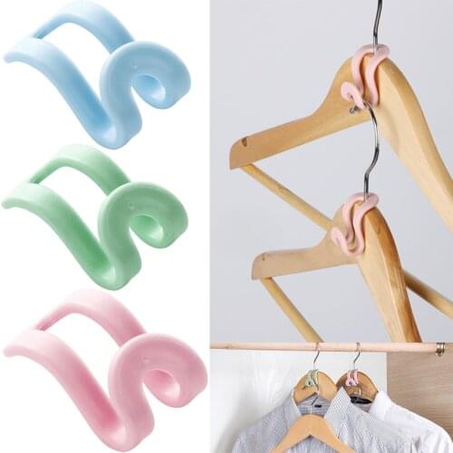 5/10 Pcs Creative Mini Anti Slip Clothes Hanger Home Easy Hook Closet Organizer Storage Rack Holder Hook Home & Living Storage