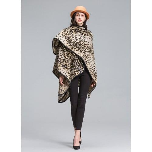 2020 Winter Latest Blanket Cape Shawls High Quality Pashmina Women Oversized Warm Acrylic Thicken Cashmere-Like Geometry Poncho