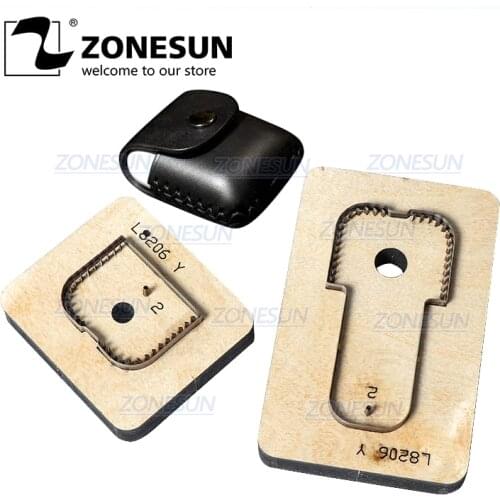ZONESUN Custom Air Pod Case Leather Cutting Die Handicraft Tool Punching Leather Cutter Mold DIY Paper Laser Die Cuts