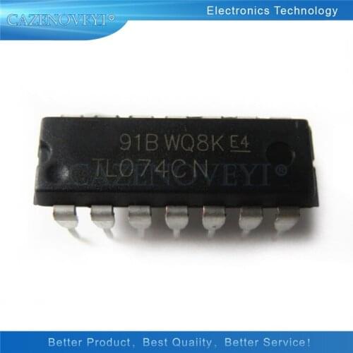 10pcs/lot TL074CN TL074 DIP-14 In Stock