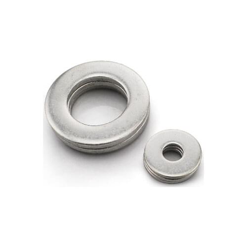 30PCS-M3/4/5/6/8 DIN125 304 Stainless Steel Small Side Flat Washer / Plus Flat Washer