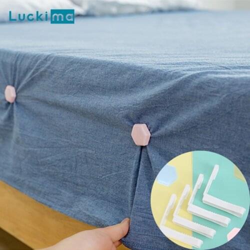 24pcs/set Bed Sheet Clip Mattress Grippers Fasteners Non-slip Blanket Gripper Fixing Clip Holders Clamps Coverlet Holder