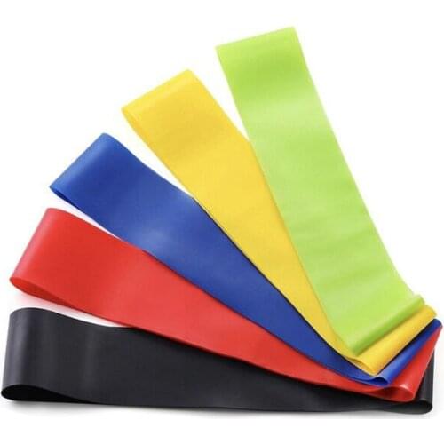 5 Pcs TPE High Elastic Circular Resistance Yoga Band Tension Ring, Beauty Buttock Raising Hip Yoga Fitness Squat O-Ring