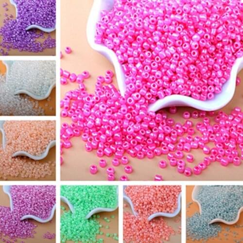 A Grade Acrylic Cream Rice Beads, DIY Necklace and Bracelet Accessories 2mm*1000pcs/3mm*500pcs