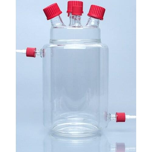 Anaerobic Fermentation Feed Bottle Sludge Fermentation Experiment Double-layer Glass Bottle C-S-T-R Anaerobic Microbial Reactor