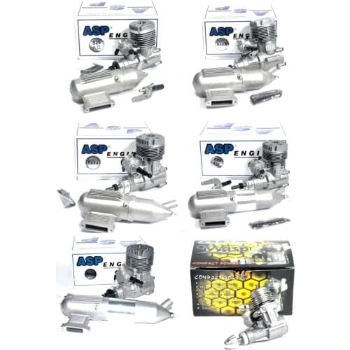 ASP Motor RC Airplane Fixed wing aircraft Engine Plane Nitro 2Stroke Muffler S15A 061A S25AII S32AII S36AII S46AII S61AII S52AII