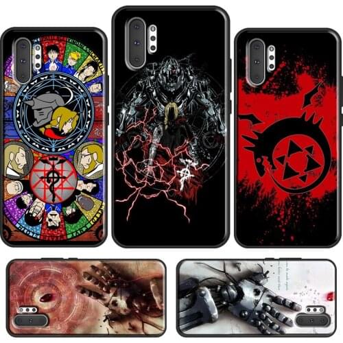 Fullmetal Alchemist Phone Case For Samsung Galaxy S21 S20 FE Note 20 Ultra S8 S9 S10 Note 10 Plus S10e Cover
