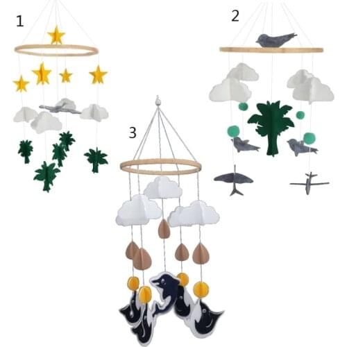 Baby Rattles Crib Mobiles Toy Rotating Mobile Bed Bell Newborn Infant Baby Toys