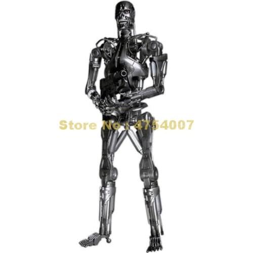 Terminator 2 Judgment Day T-800 Endoskeleton Pvc Action Figure Robot Model 18cm Toy