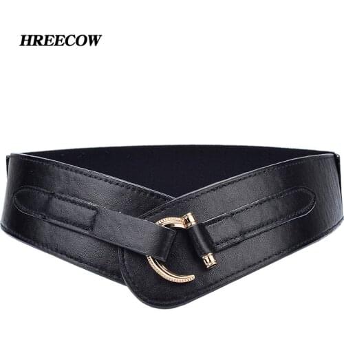HREECOW Women's Wide Belts