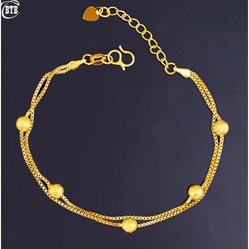 Girls Exquisite Simplicity Adjustable Round Bead Bracelet Elegant Temperament Engagement Anniversary Jewelry Bracelet for Women