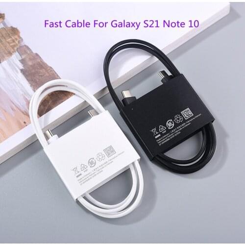 100CM PD 3A Cable Fast Charging Charger Data Cable For SAMSUNG Galaxy S21 S20 S10 S9 S8 Plus Note 20 10 Lite A50 A70 A80 A90 A8S