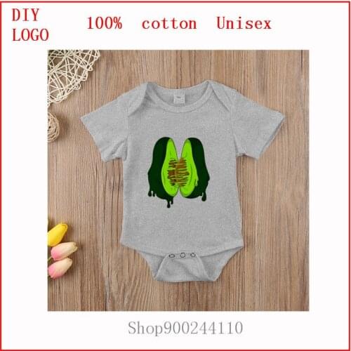 Love for avocado Cute Newborn Baby Rompers Summer Short Sleeve Costumes Pajamas Bodysuits Baby Boy Girl One-Pieces Clothes