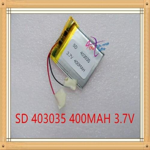 Liter energy battery 3.7V polymer lithium 403035 043035 MP4 MP3 Bluetooth audio electronic dog 400MAH