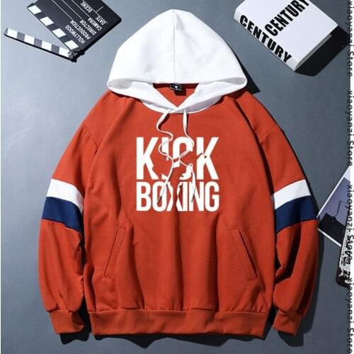 Mens sports hoodies Men Kickboxing Muay ThaiBoxing Cotton Breathable Comfortable sweatshirts Plus Size Casual pullovers hoodies