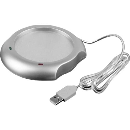 New USB Heating Coaster Portable Beverage Coffee Heater Smart Touch Cup Heating Pad Office Desktop Drink Water Warmer Pad Heater